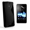 Sony Xperia V Θήκη Σιλικόνης TPU Gel - Μαύρο Sony Xperia V Θήκη Σιλικόνης TPU Gel - Μαύρο